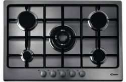 Candy GPG75SQPX 75cm Gas Hob - Stainless Steel.